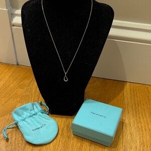 Tiffany & Co. Silver Teardrop Necklace